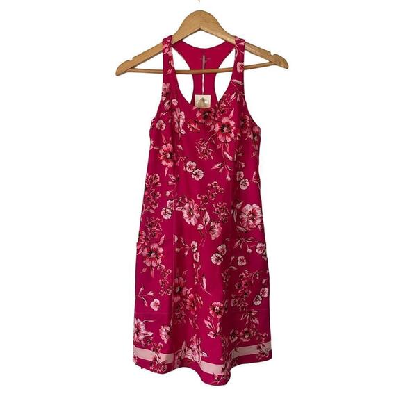 NWT Johnny Was Pink and Red Floral Misty Fall Everyday Tennis Dress • Size XS ⬇️ - Picture 2 of 4